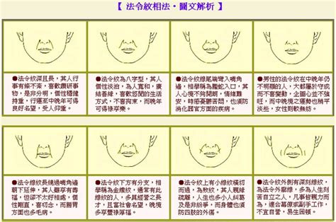 法令 紋 面相|五官相面學——法令紋